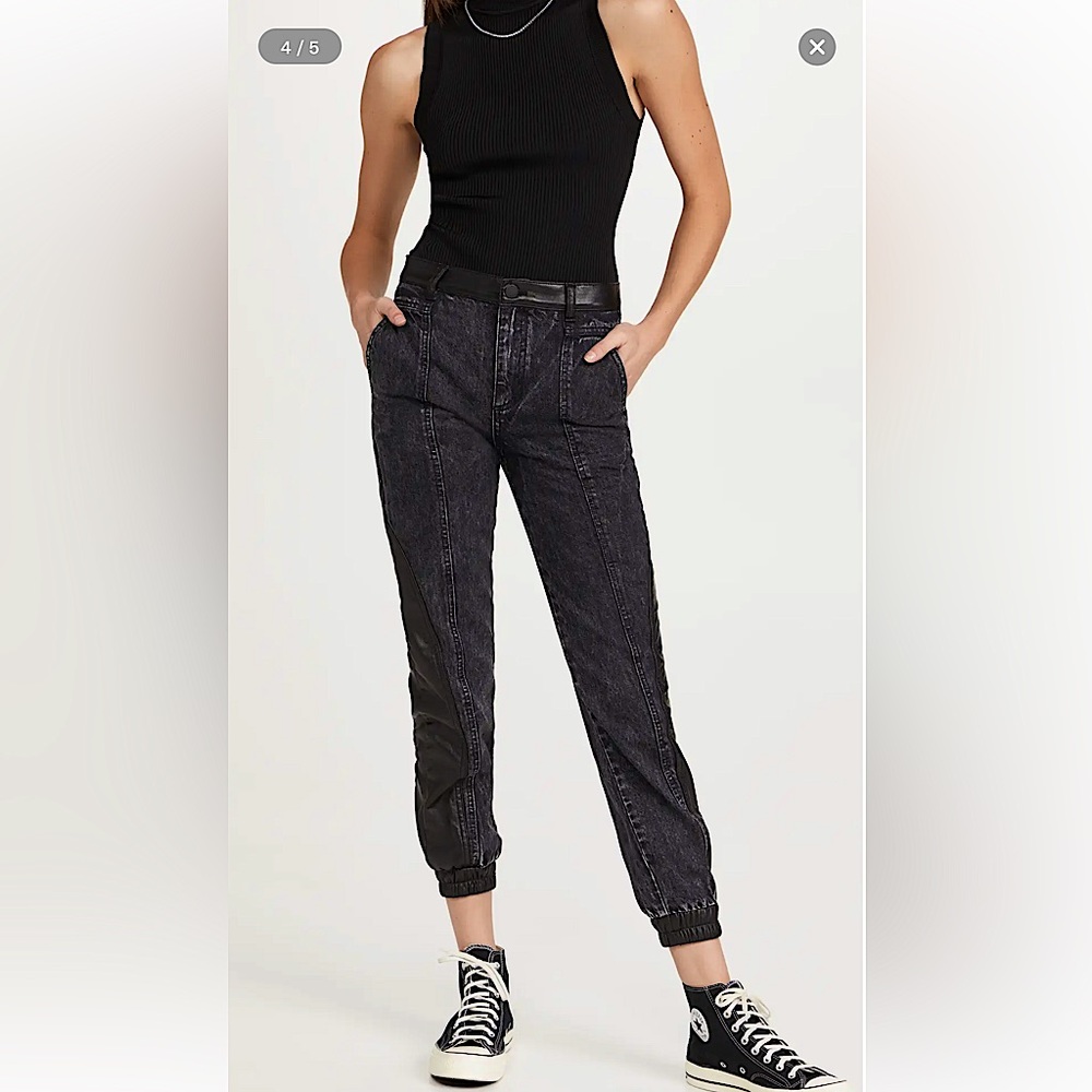 Alice + Olivia Vegan Jenny Jogger Jeans